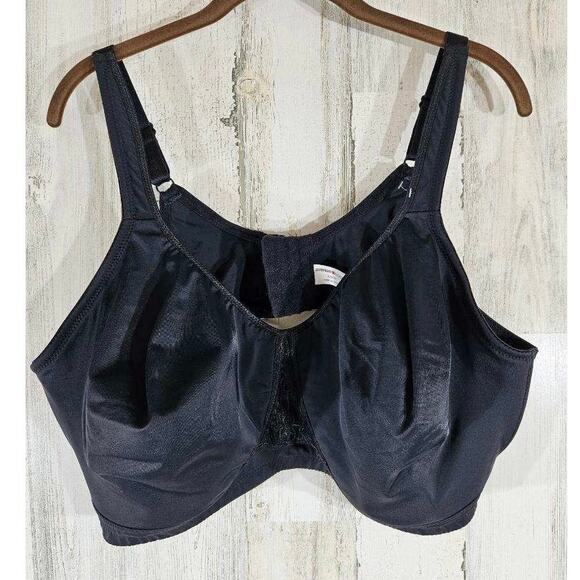 Avenue Body Bra Size 52DDD Black Unlined Side Wire - Picture 2 of 9